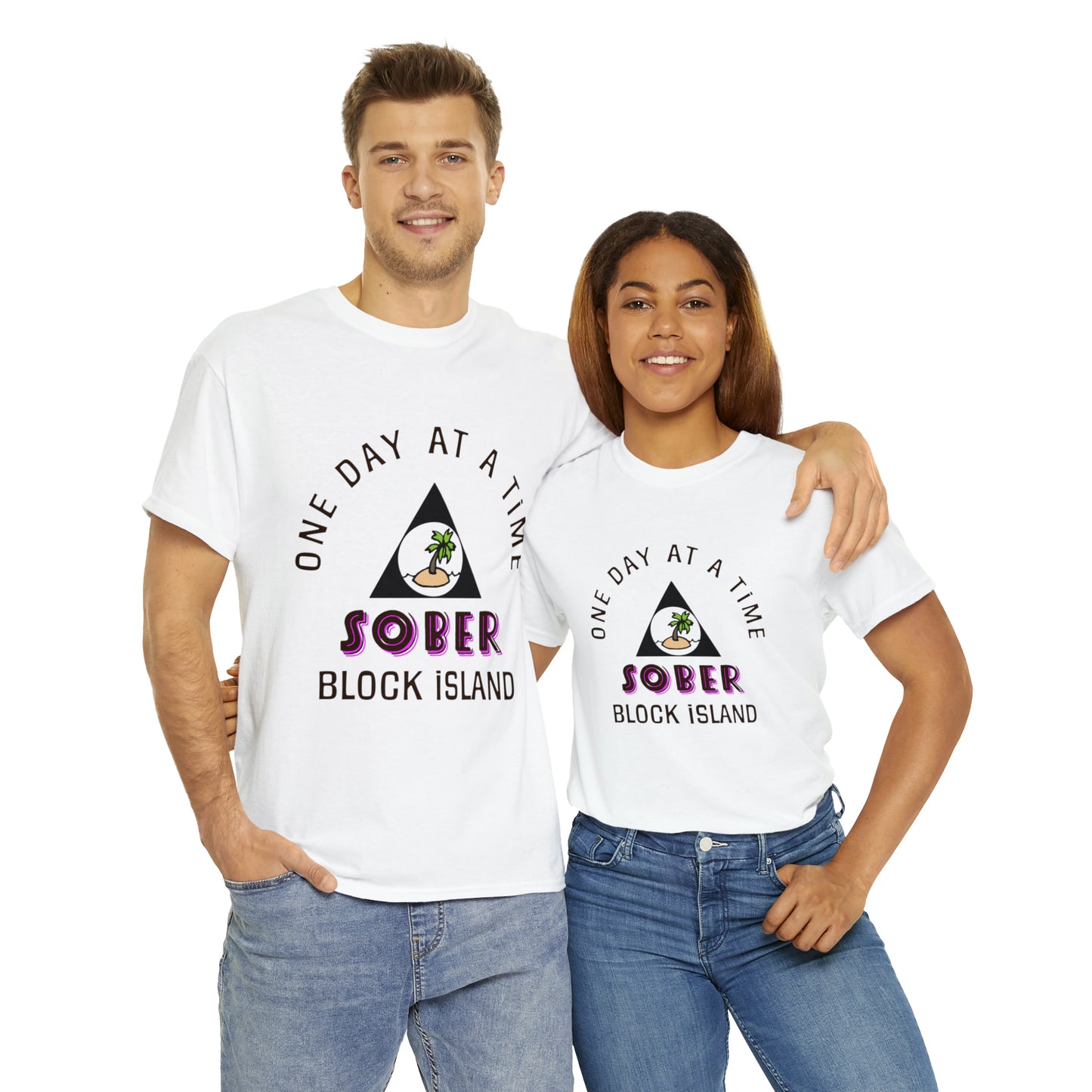 Sober Block Island Tee