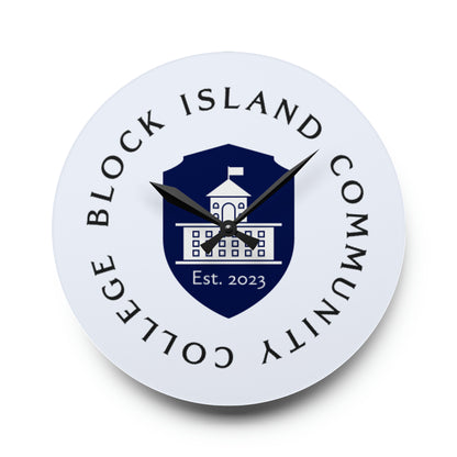 Block Island Community College Wall Clock