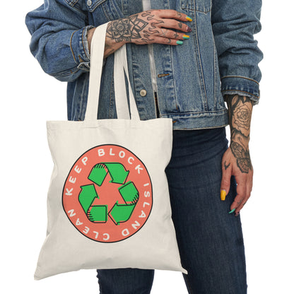 Keep Block Island Clean Tote Bag