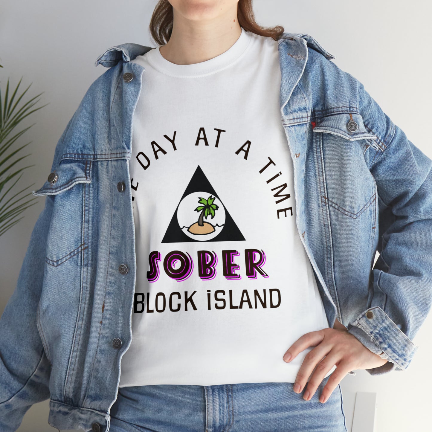 Sober Block Island Tee