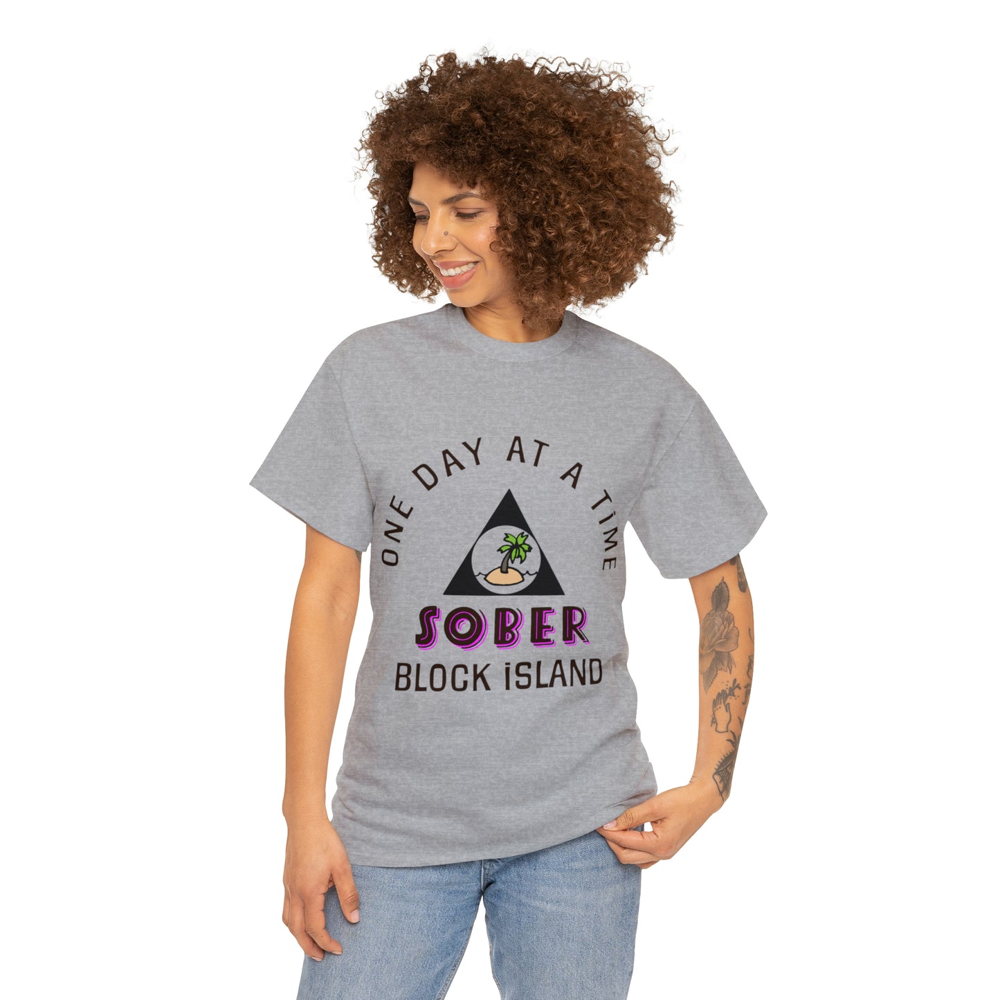 Sober Block Island Tee