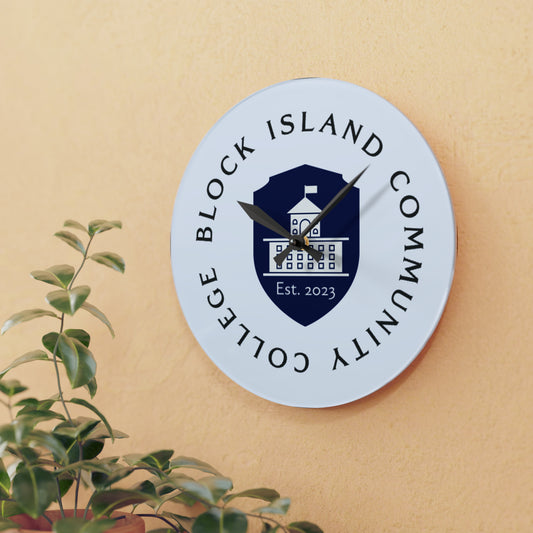 Block Island Community College Wall Clock