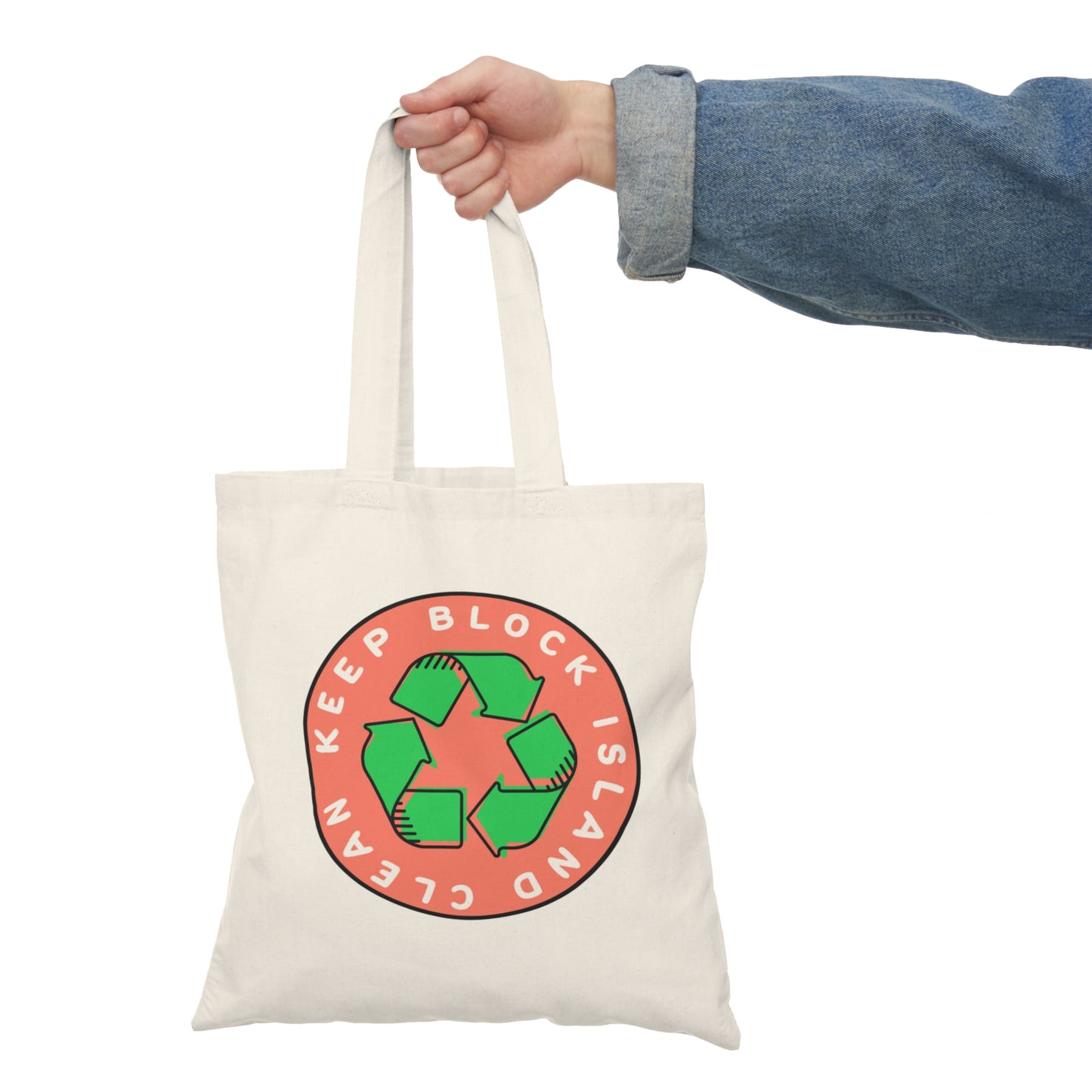 Keep Block Island Clean Tote Bag