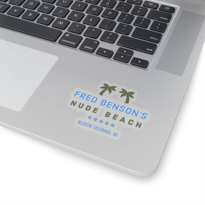 Fred Benson’s Nude Beach Sticker