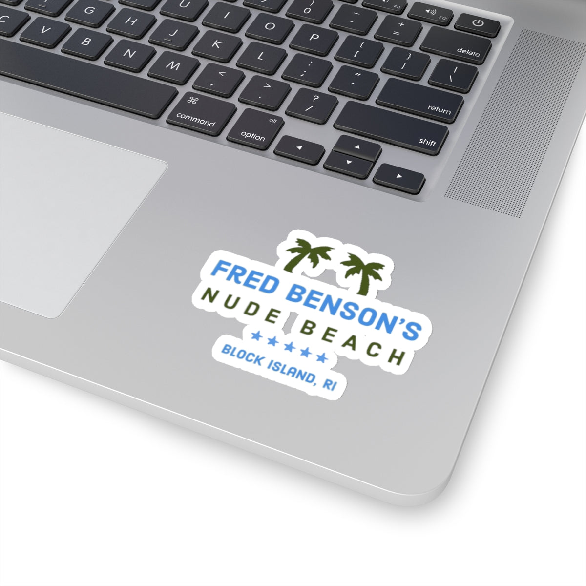 Fred Benson’s Nude Beach Sticker